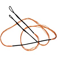 Sharplace Cuerda de Archero Accesorio de Tiro con Arquero de Color Negro+Naranja